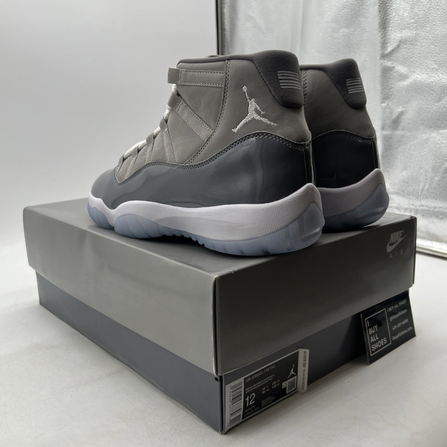Size 12 - Air Jordan 11 Retro High Cool Grey (CT8012-005)