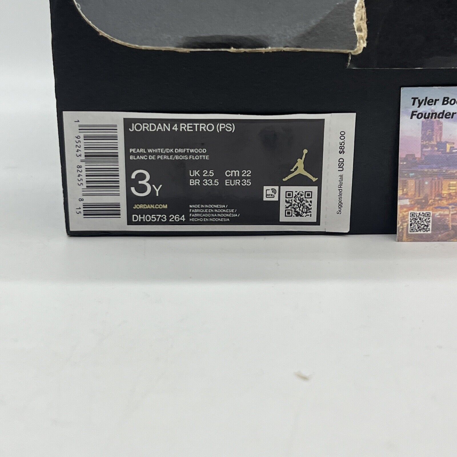 [DH0573-264] Preschool Air Jordan Retro 4 'Where the Wild Things Are' (PS)