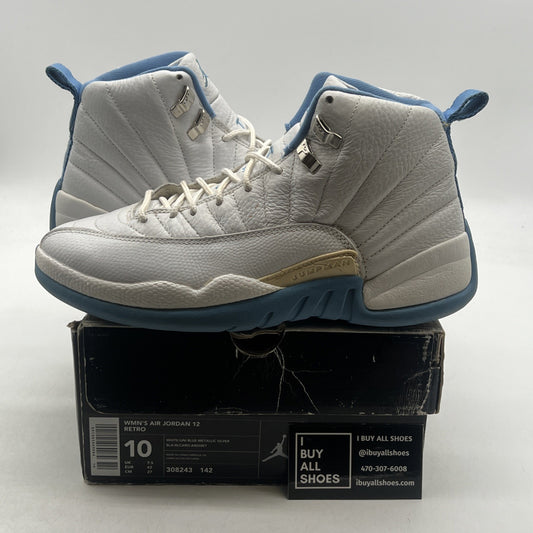 Size 10 - Air Jordan 12 Retro UNC W (308243-142)