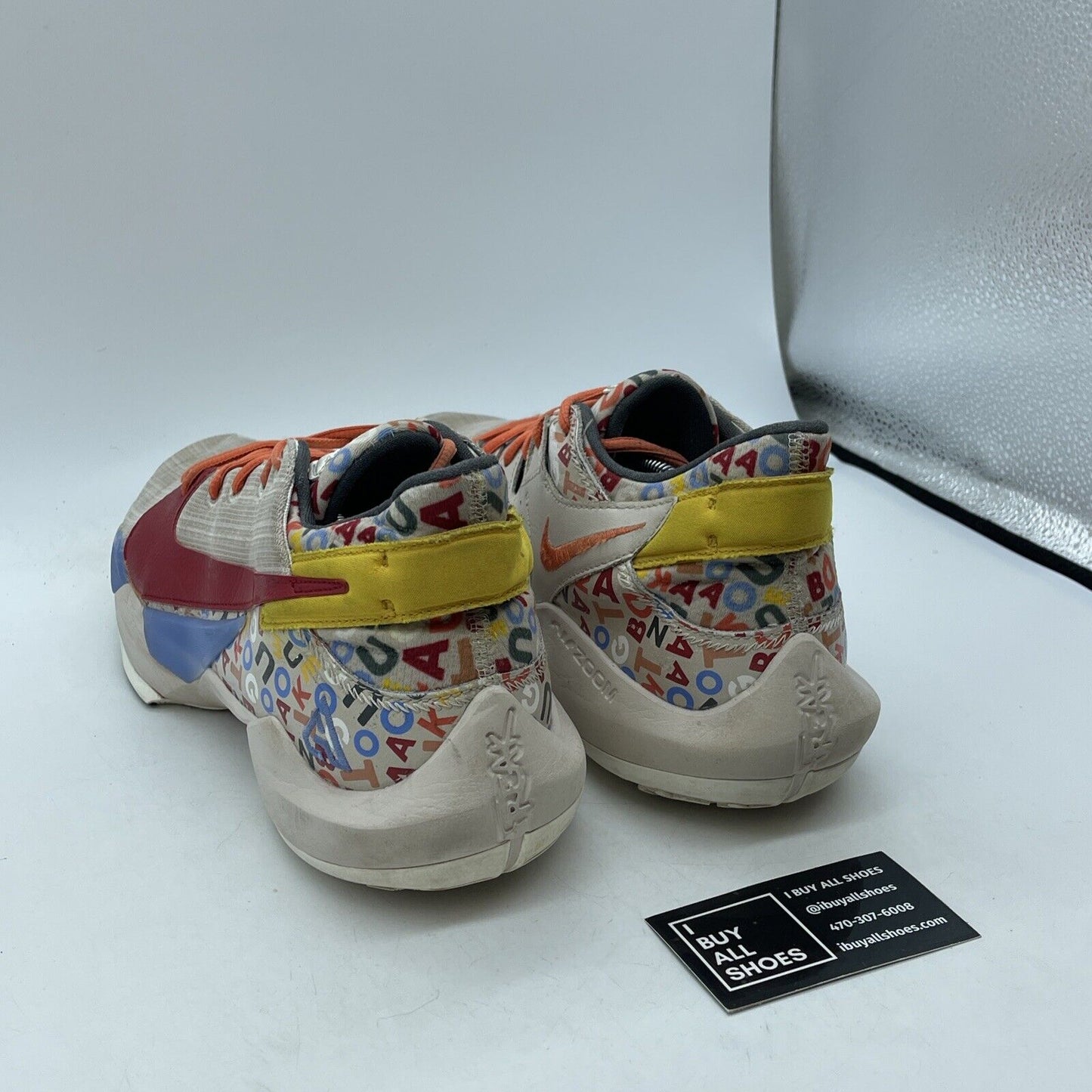 Size 13 - Nike Zoom Freak 2 Letter Bro Brown Blue Red Suede Leather (CW3162-001)