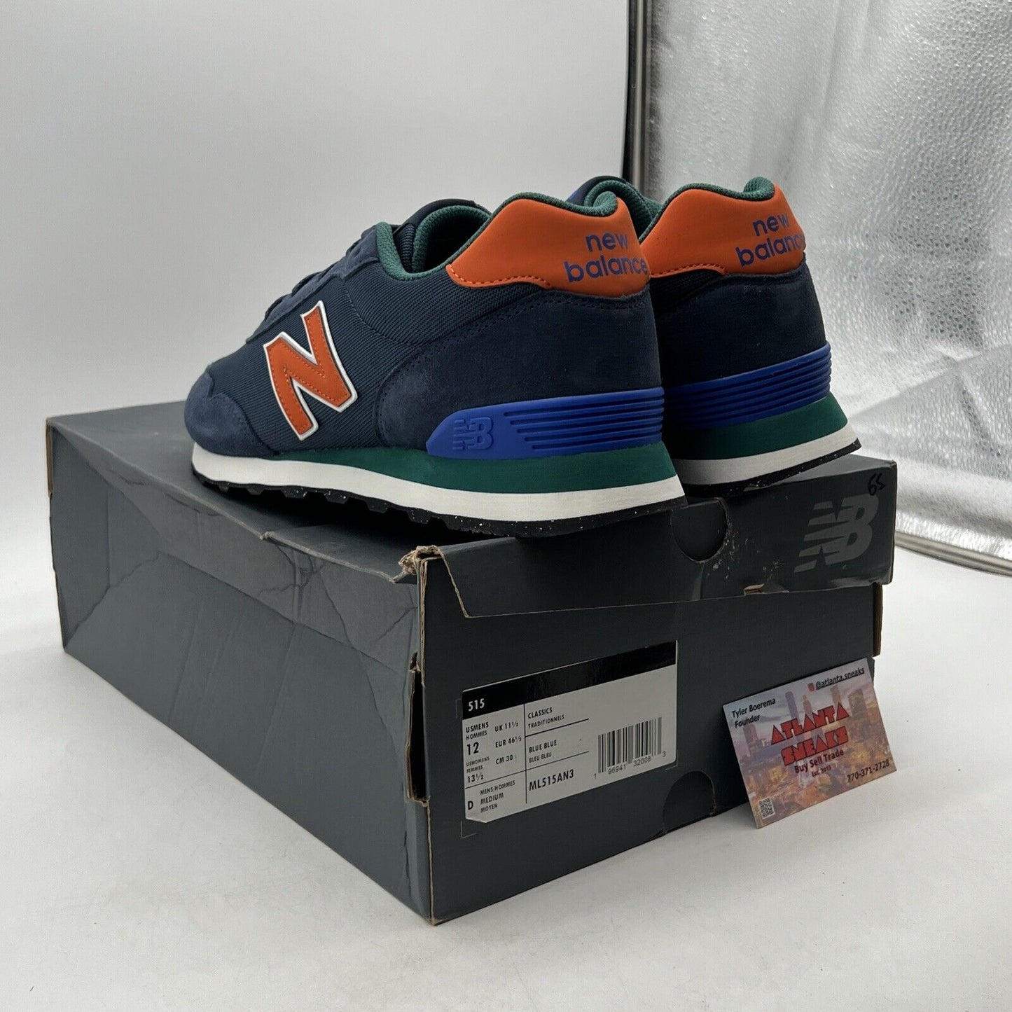 Size 12 - New Balance Classics Traditionnels Blue (ML515AN3)