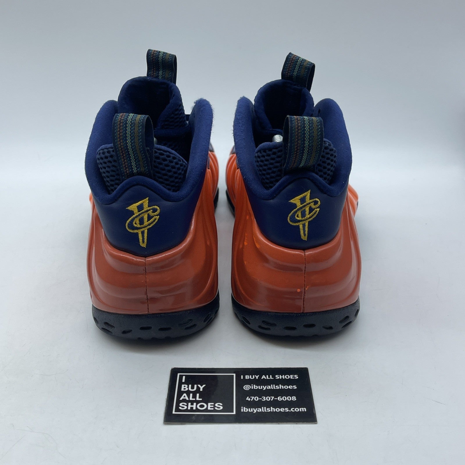 Size 11.5 - Nike Air Foamposite One Rugged Orange Blue Leather (CJ0303-400)