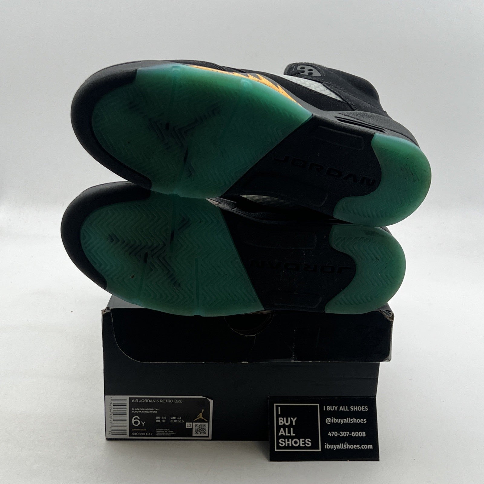 Size 6Y - Air Jordan 5 Retro Mid Aqua (440888-047)