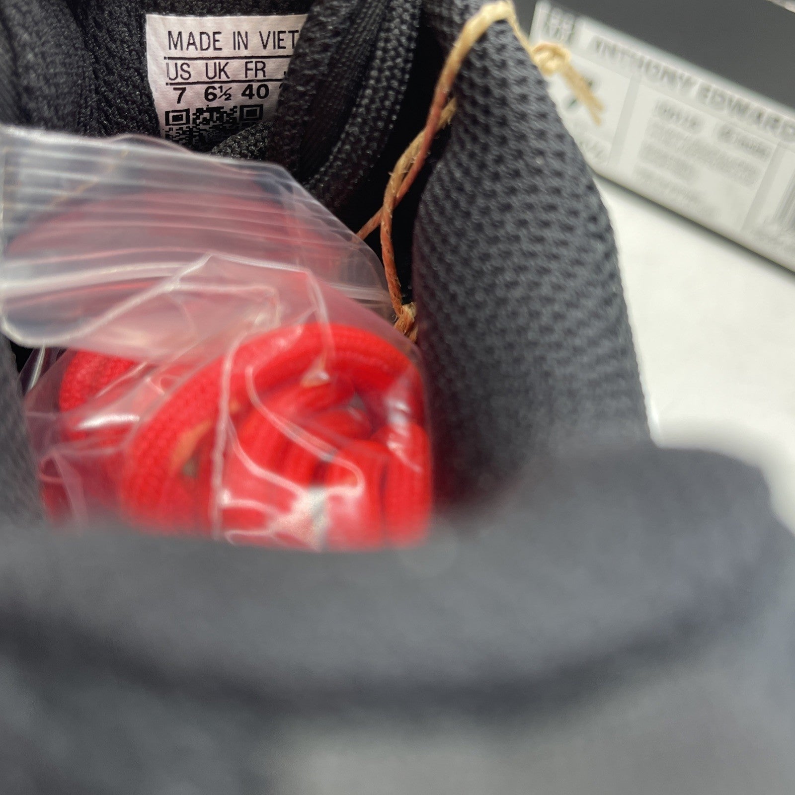 Size 7 - Adidas AE 1 Anthony Edwards LOW White Black Stormtrooper (JQ6140)