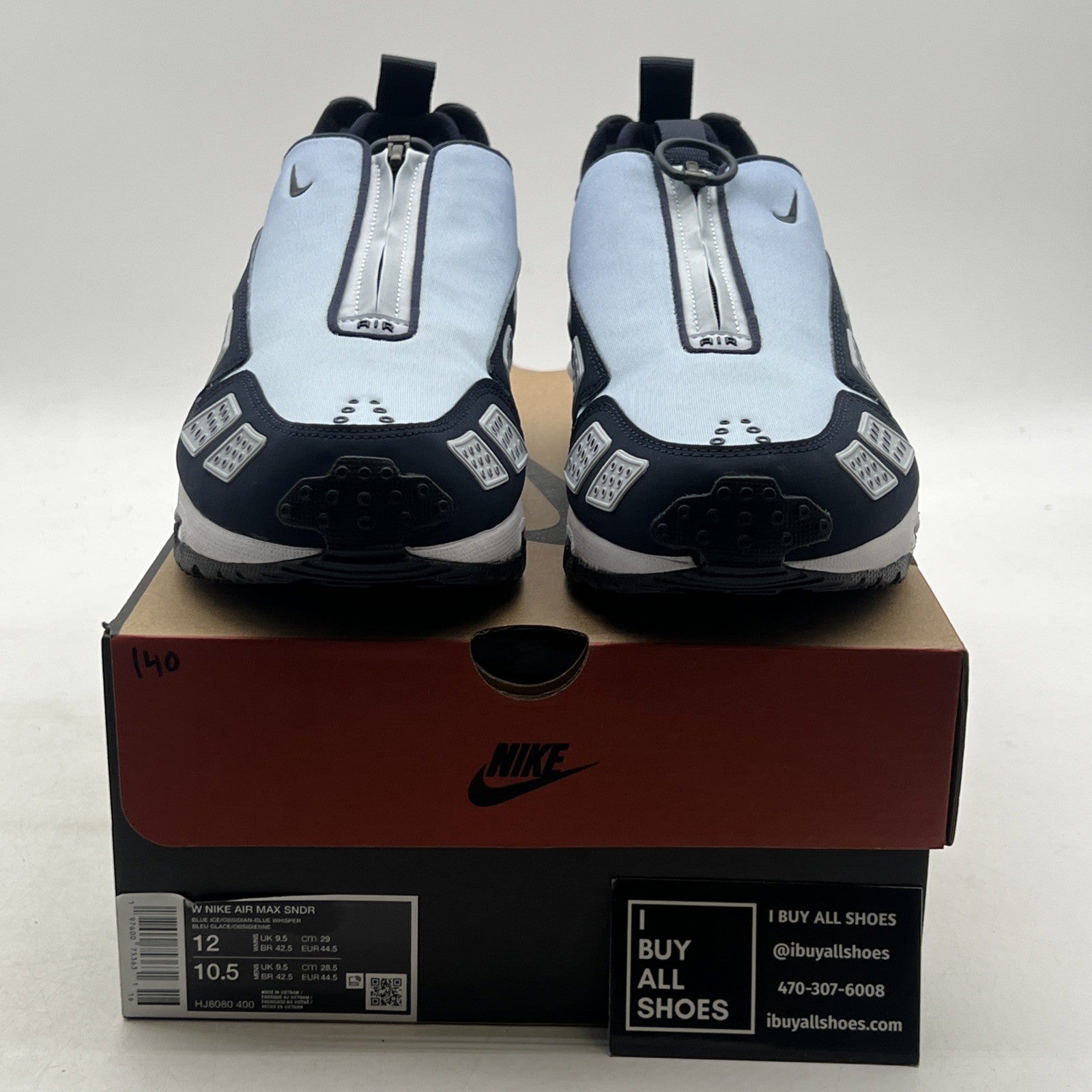 Size 12 - Nike Air Sunder Max Blue Ice W (HJ8080-400)