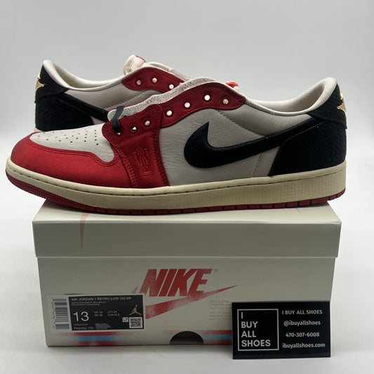 Size 13 - Trophy Room x Air Jordan 1 Retro OG SP Low Rookie Card - Away
