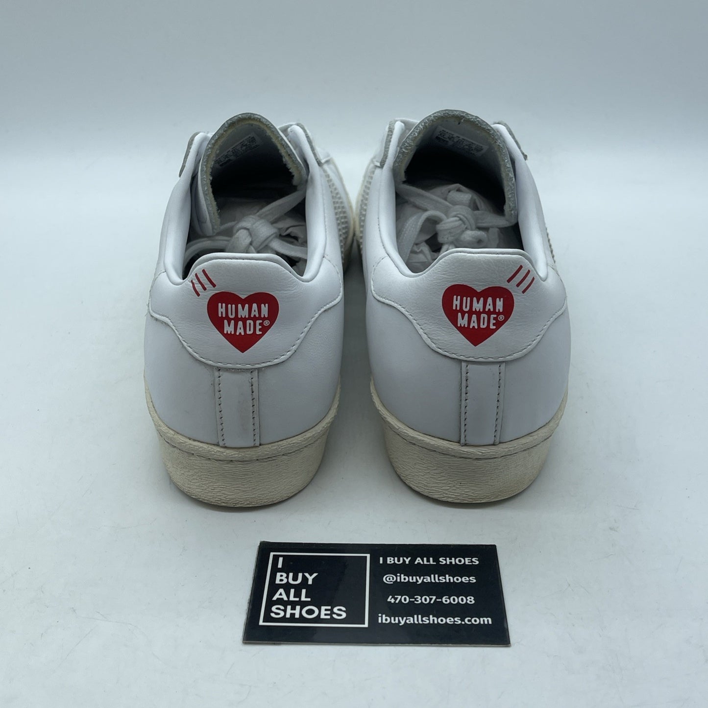 Size 11 - adidas Superstar x Human Made Gears For Futuristic Teen White Leather