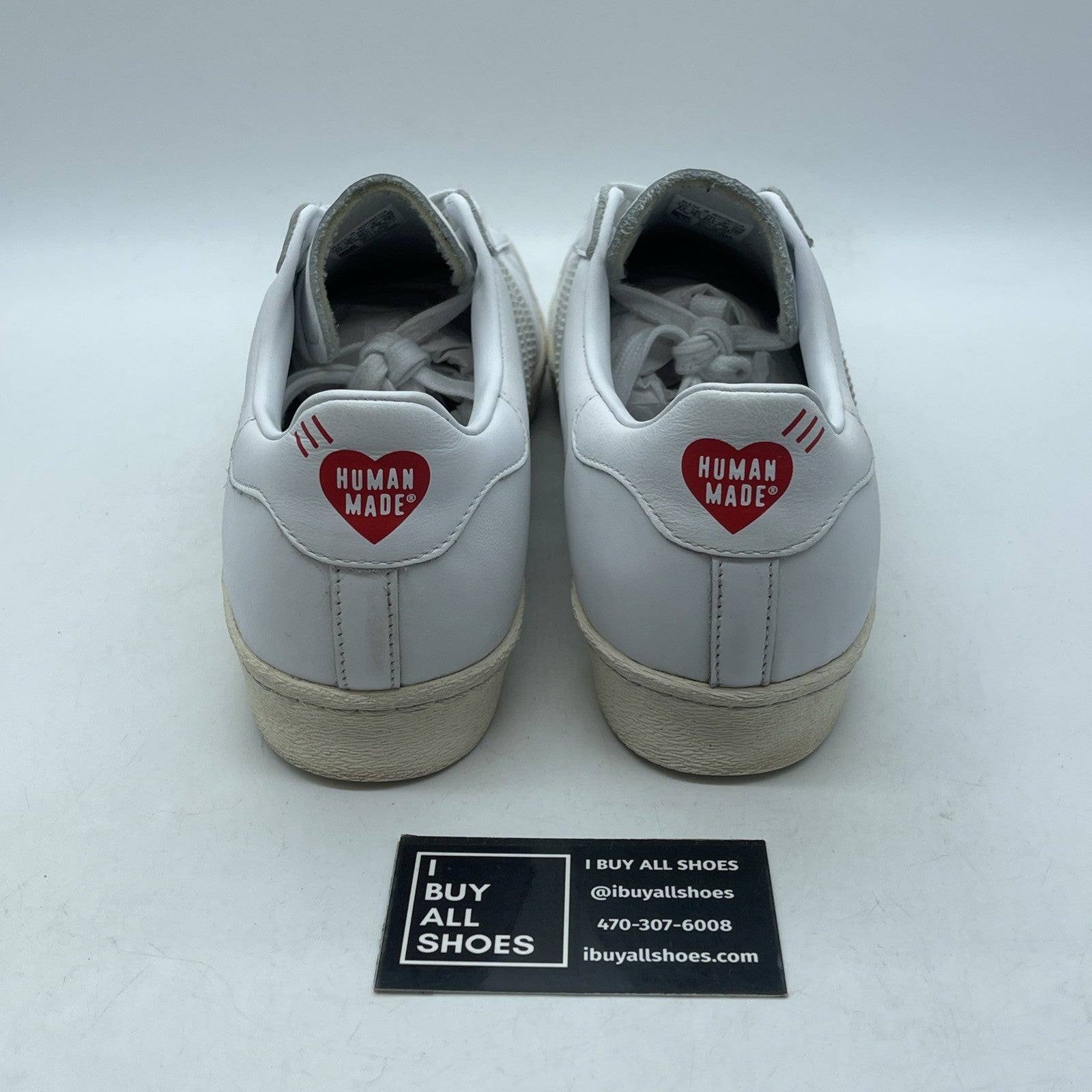 Size 11 - adidas Superstar x Human Made Gears For Futuristic Teen White Leather