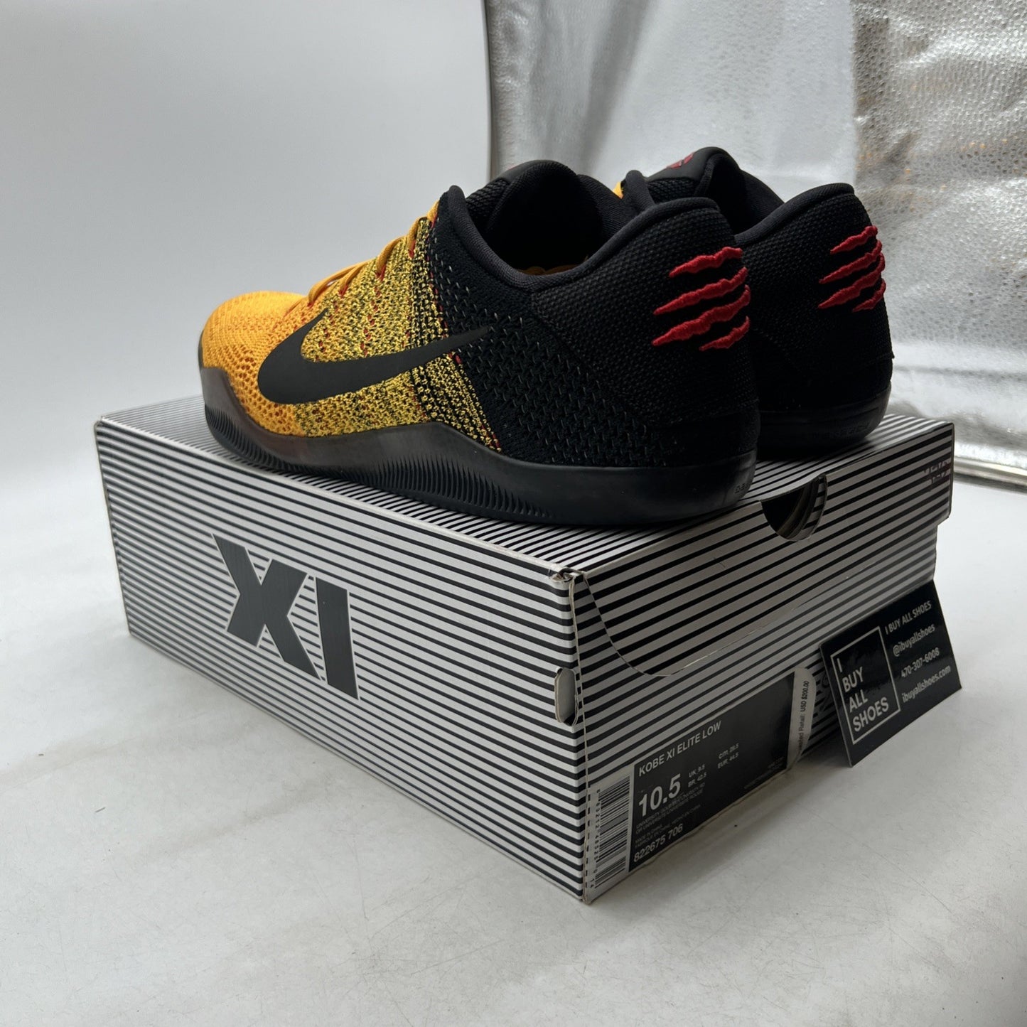 Size 10.5 - Nike Kobe 11 Elite Low Bruce Lee (822675-706)