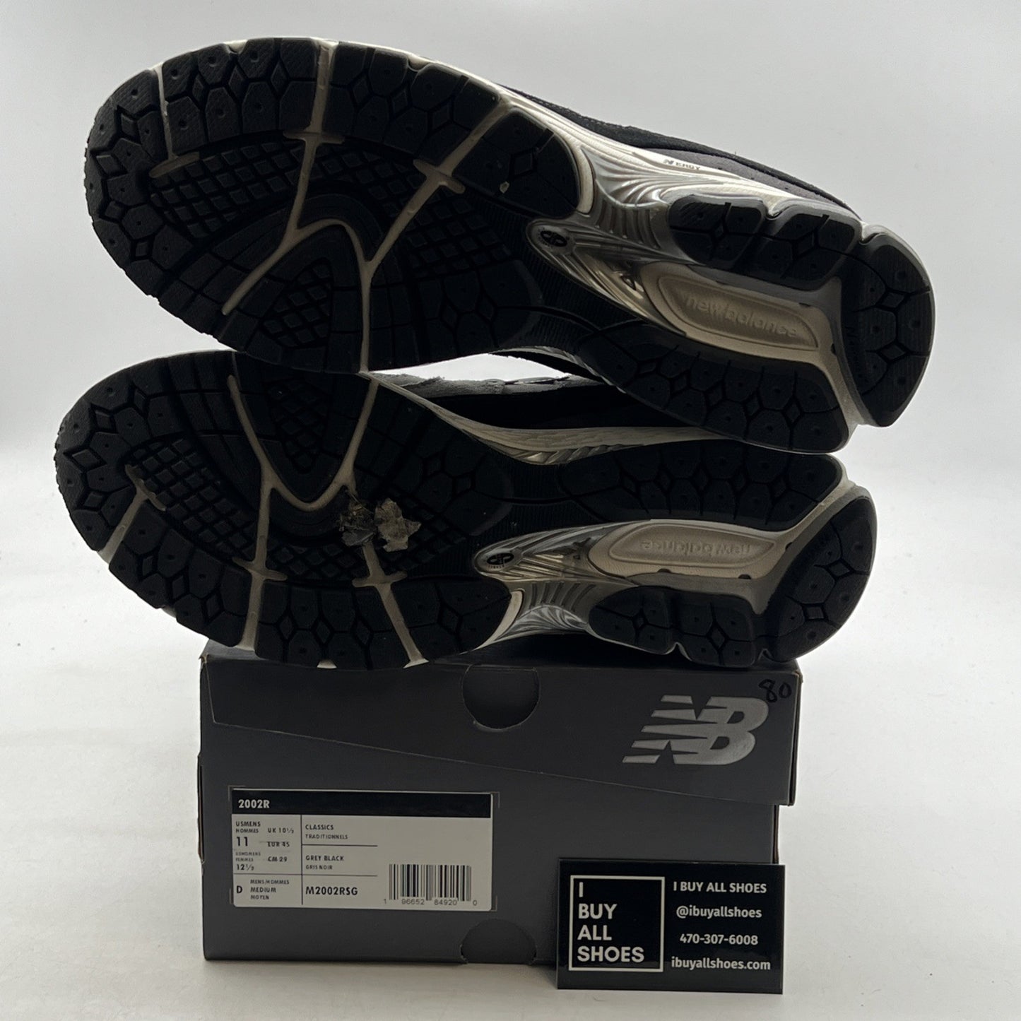 Size 11 - New Balance 2002R Slate Grey Black (M2002RSG)