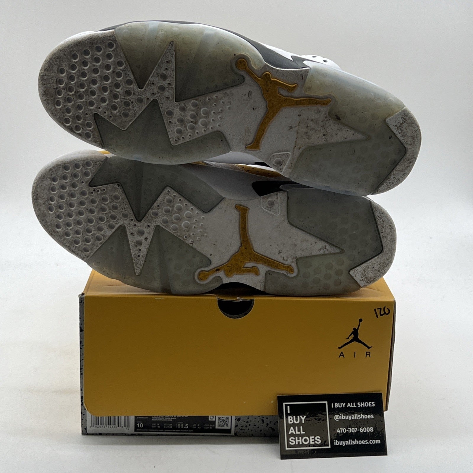 Size 10 - Air Jordan 6 Retro Yellow Ochre (CT8529-170)