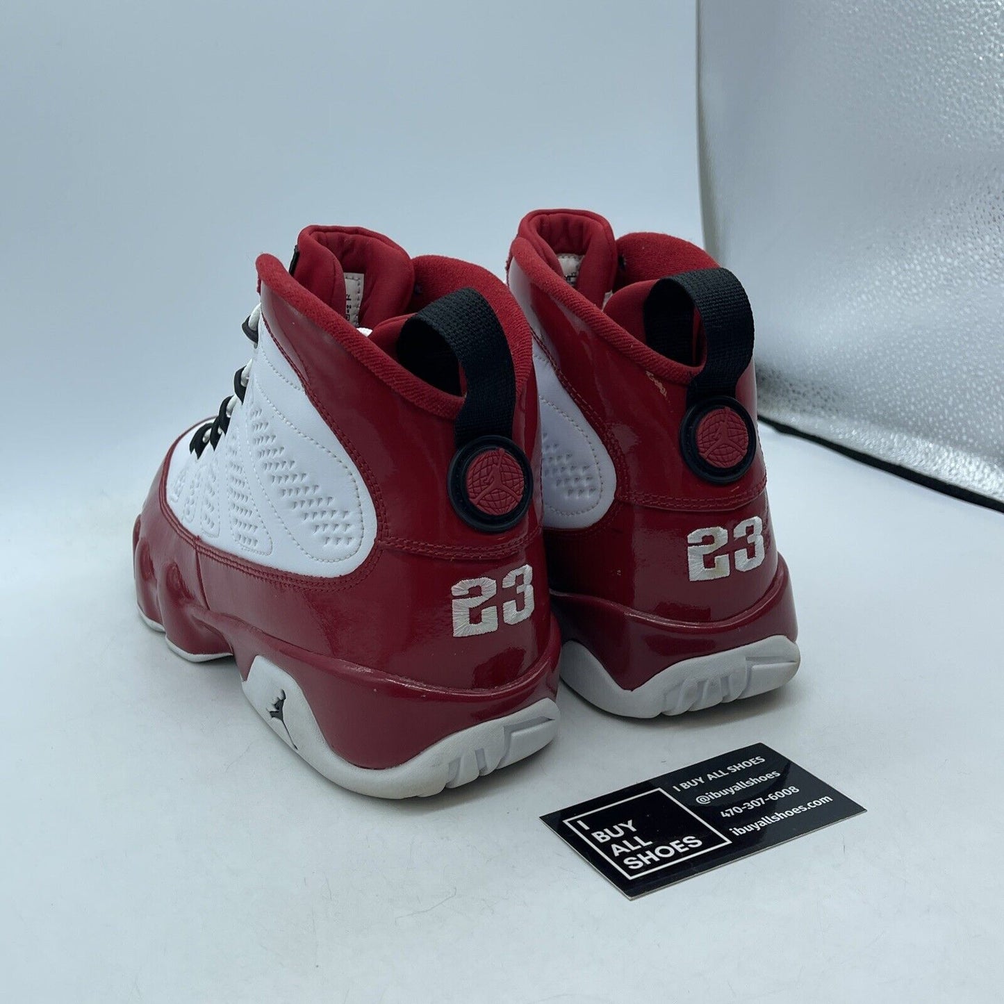 Size 10.5 - Air Jordan 9 Retro Gym Red Black White Leather (302370-160)