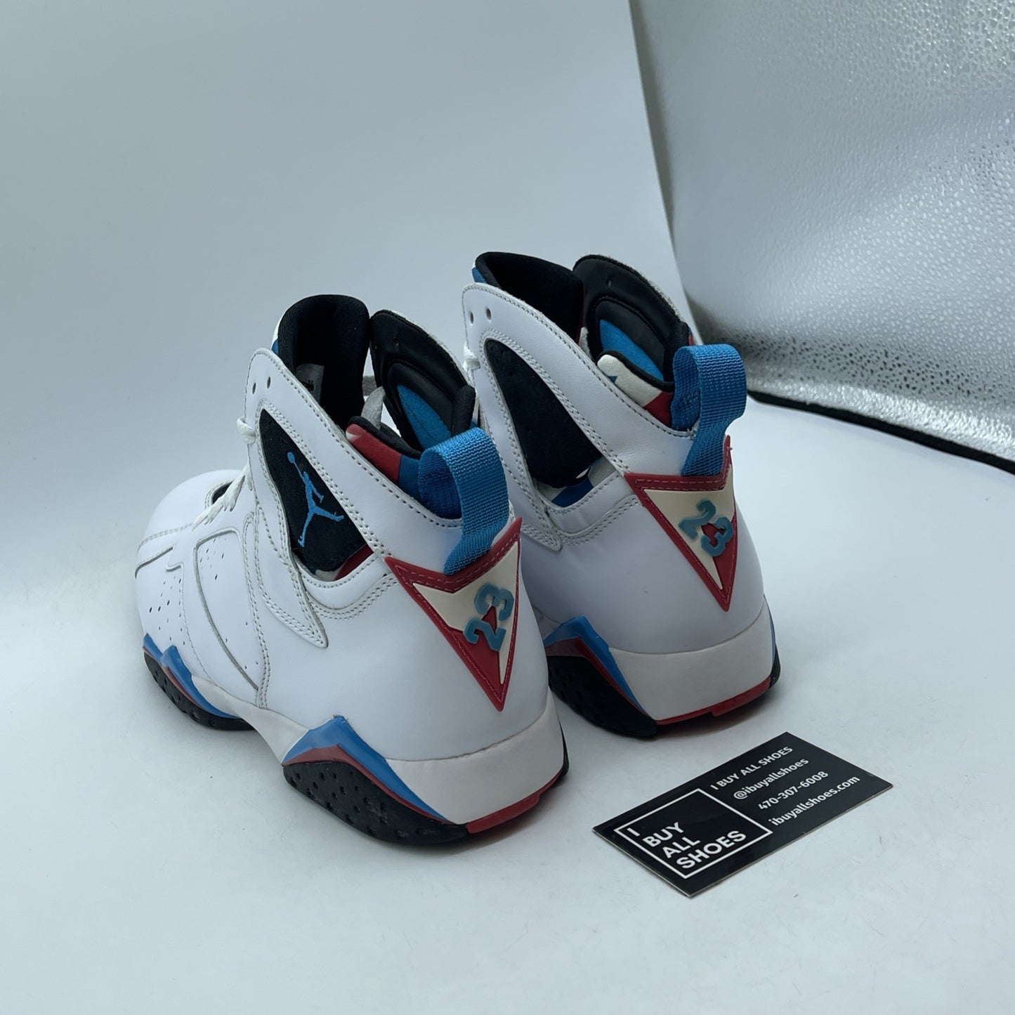 Size 9 - Air Jordan 7 Retro Orion White Black Suede (304775-105)