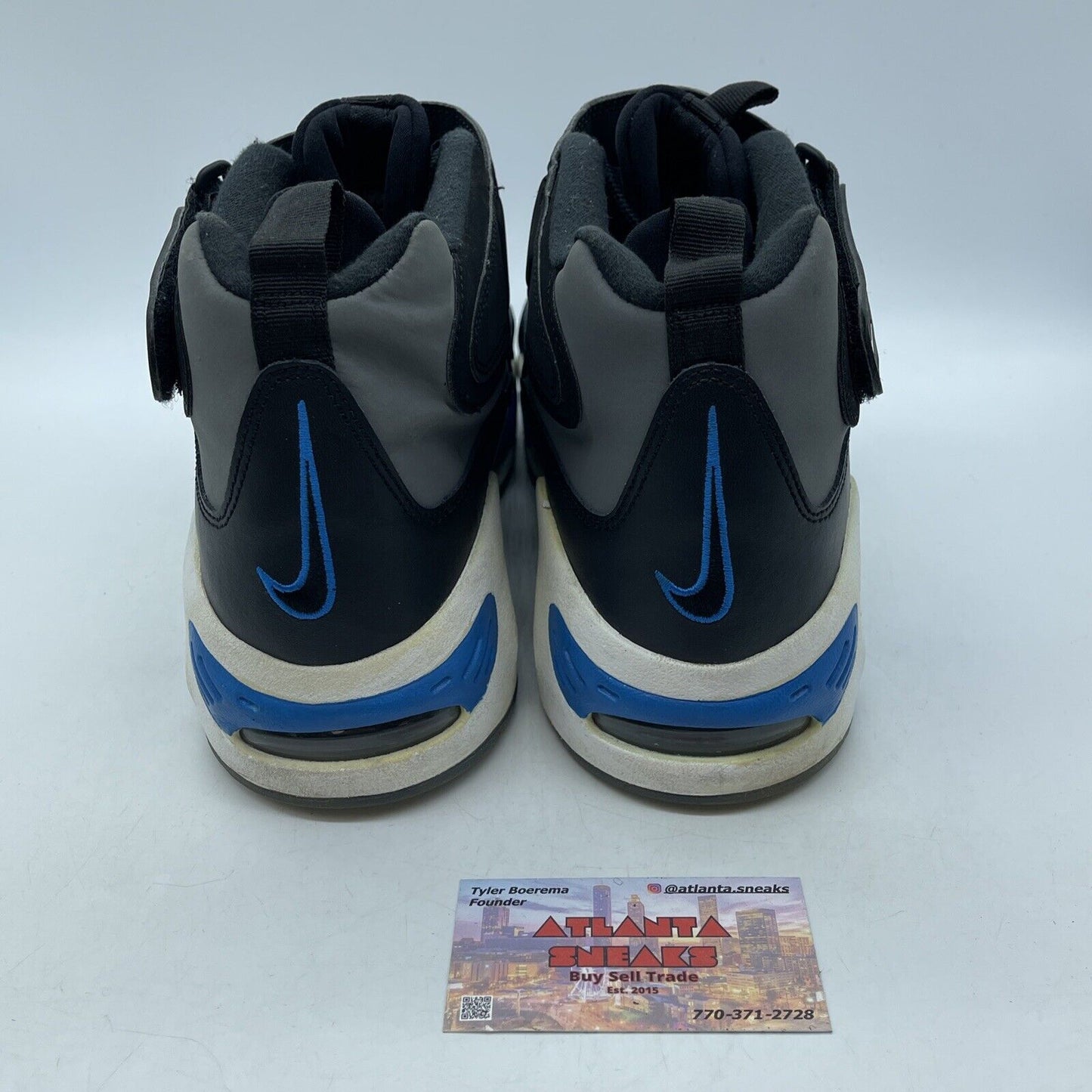 Size 13 - Nike Air Griffey Max 1 Blue Black White Leather Suede (354912-009)