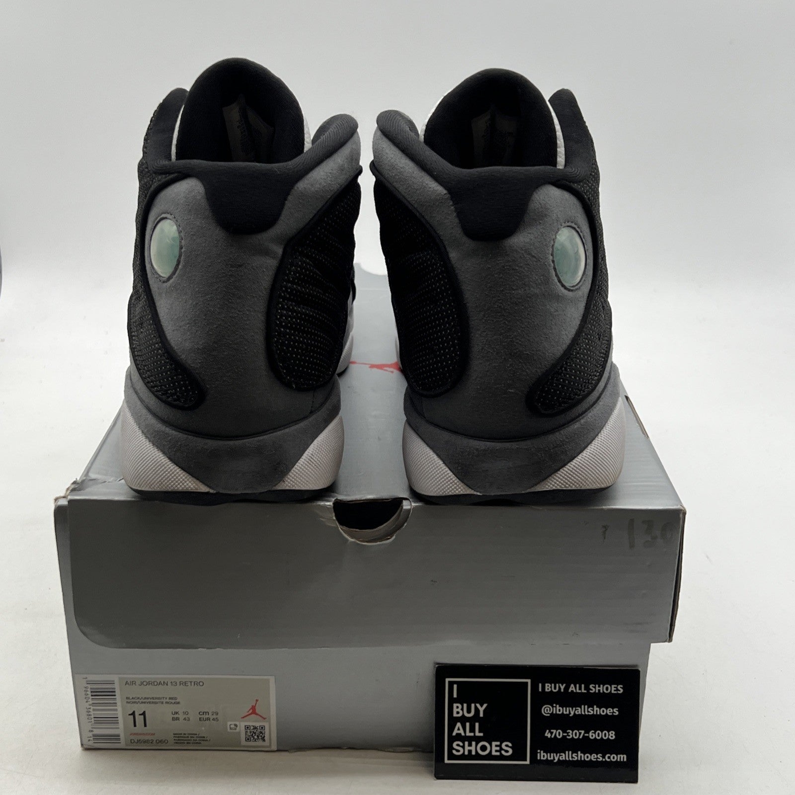 Size 11 - Air Jordan 13 Retro Black Flint DJ5082-060)
