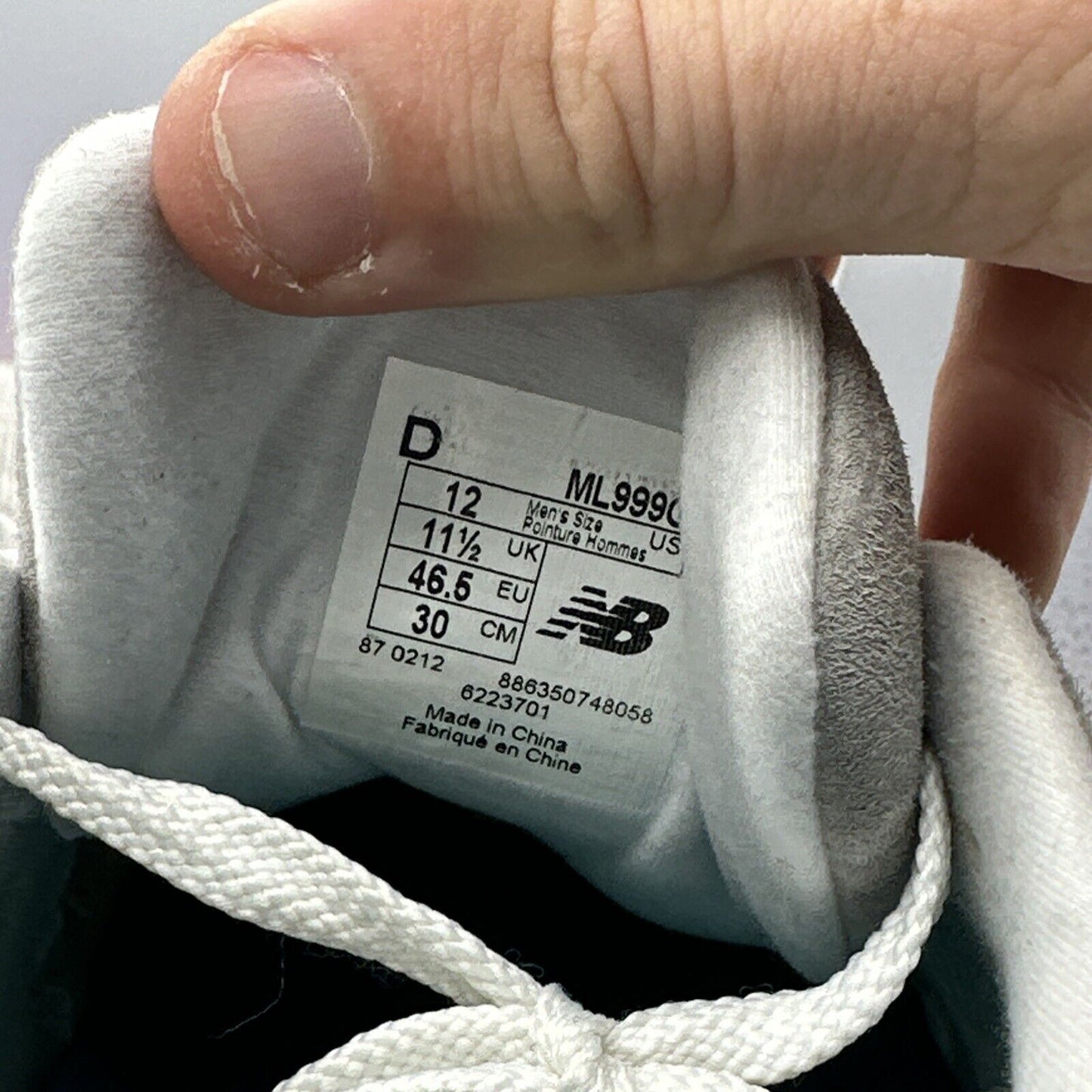 Size 12 - New Balance ML999 Gray - ML999GT