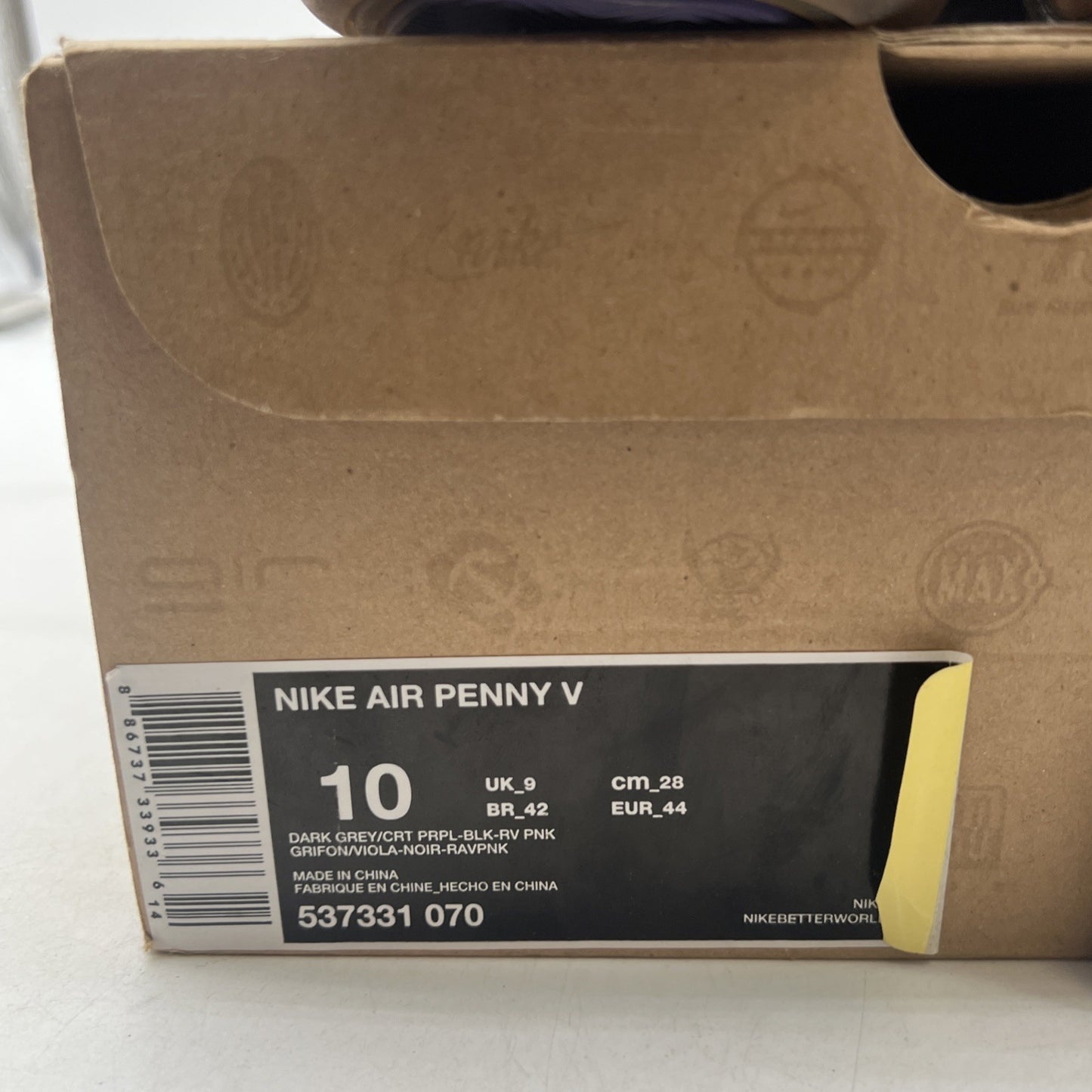 Size 10 - Nike Air Penny 5 Phoenix (537331-070)