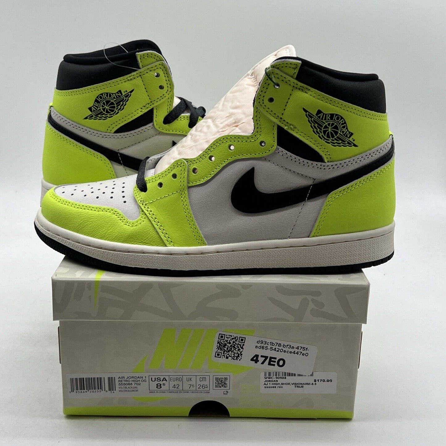 Size 8.5 - Air Jordan 1 Retro High OG Visionaire (555088-702)