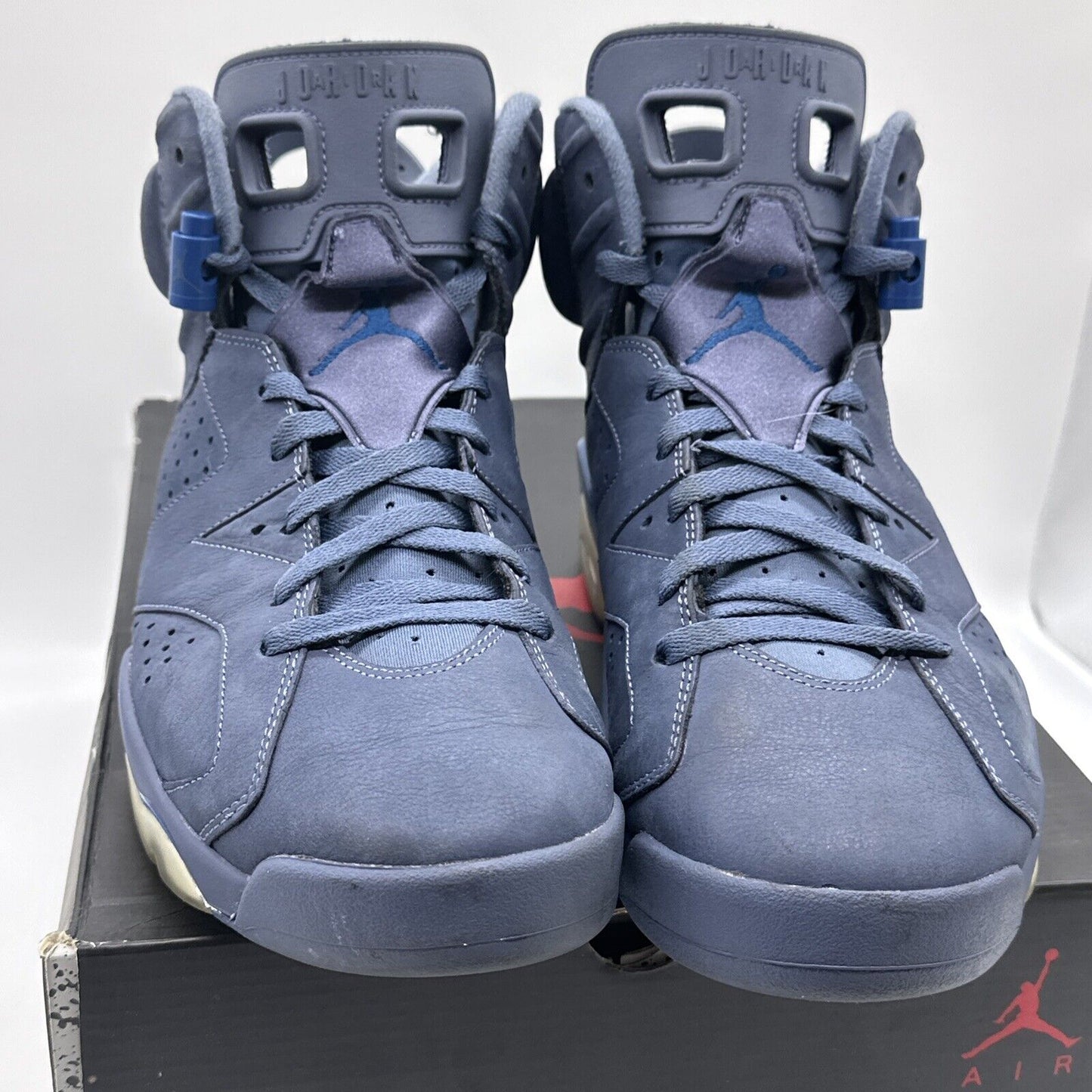 Size 12 - Jordan 6 Retro Jimmy Butler, Diffused Blue 2018 Rare Colroway OG With