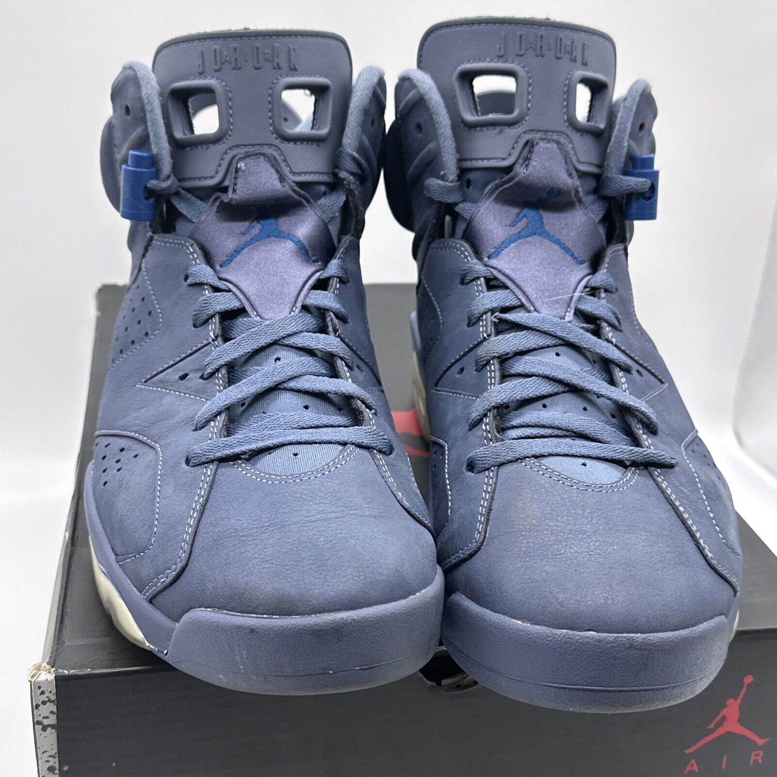 Size 12 - Jordan 6 Retro Jimmy Butler, Diffused Blue 2018 Rare Colroway OG With