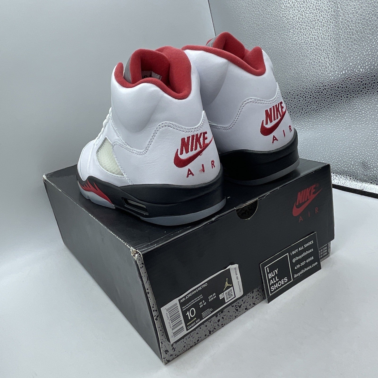 Size 10 - Air Jordan 5 Retro Mid Fire Red (DA1911-102)