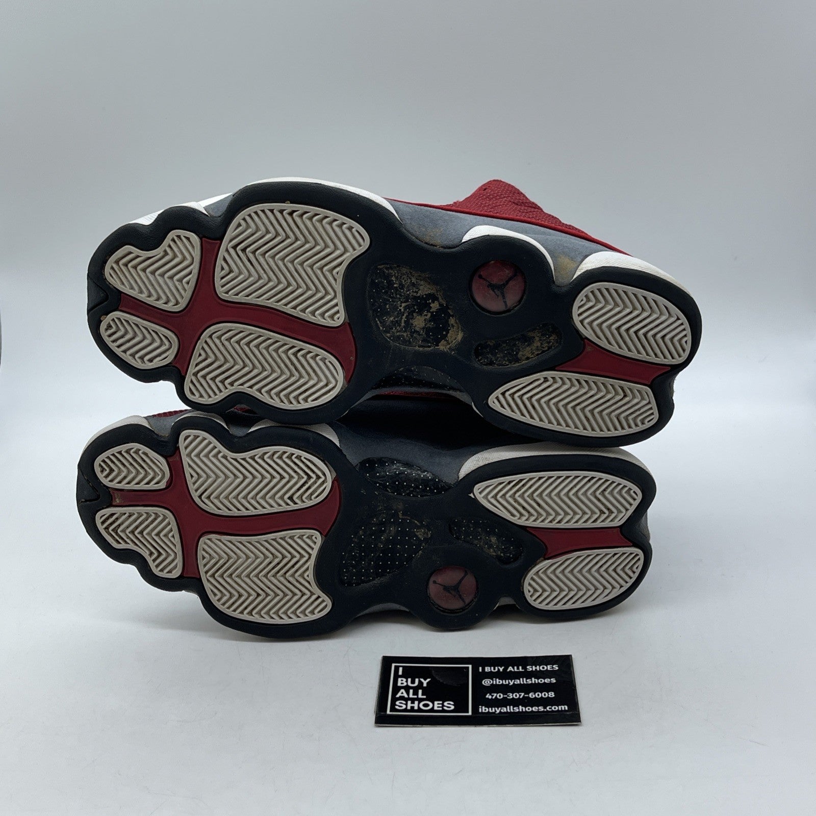 Size 8 - Jordan 13 Gym Red Flint Grey White Suede Leather (DJ5982600)
