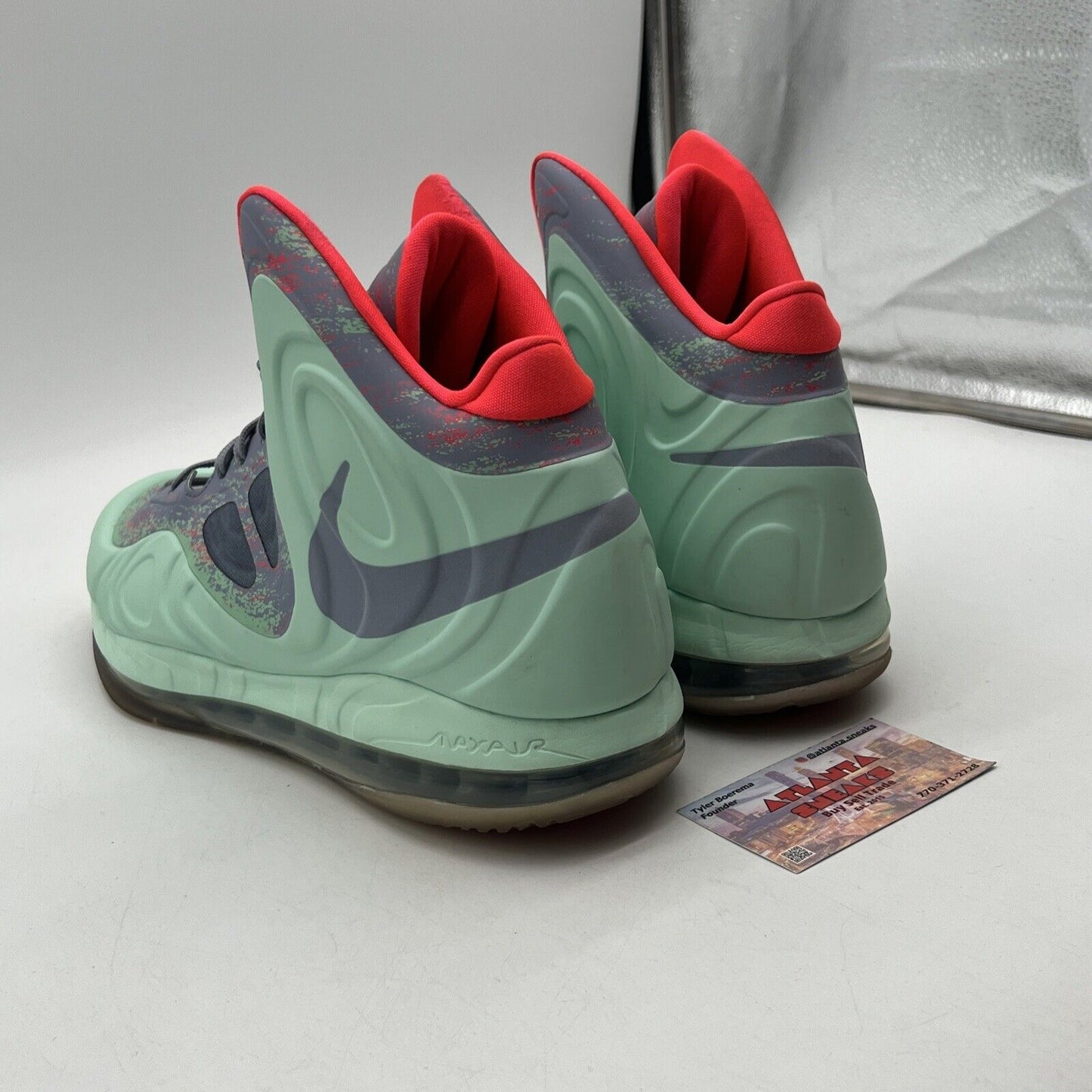 Size 13 - Nike Air Max Hyperposite Rajon Rondo Grey Aqua (524862-302)