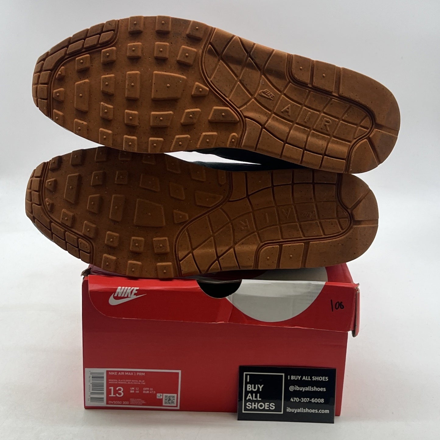 Size 13 - Nike Air Max 1 Premium Dirty Denim 2022 (DV3050-300)