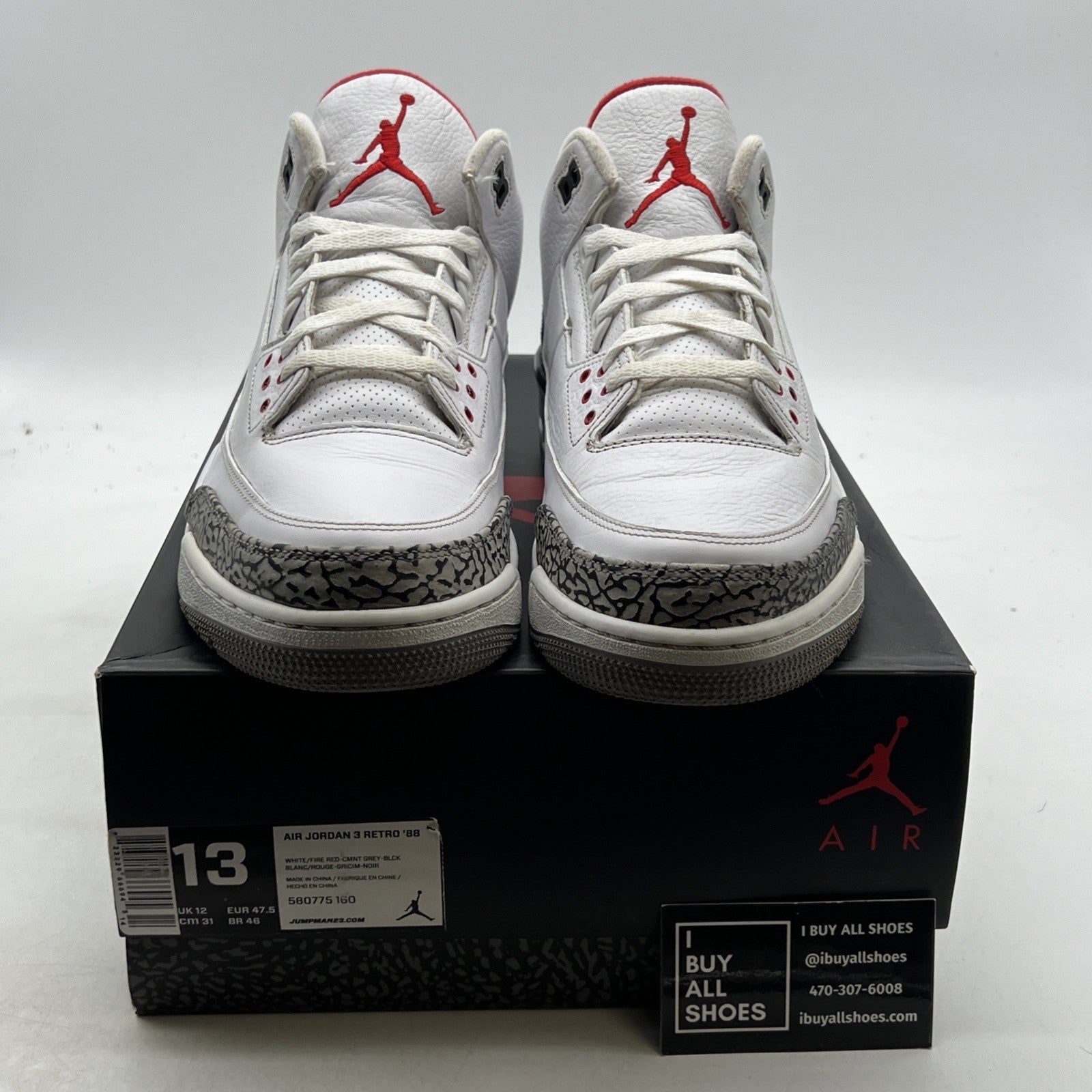 Size 13 - Air Jordan 3 88 2013 (580775-160)