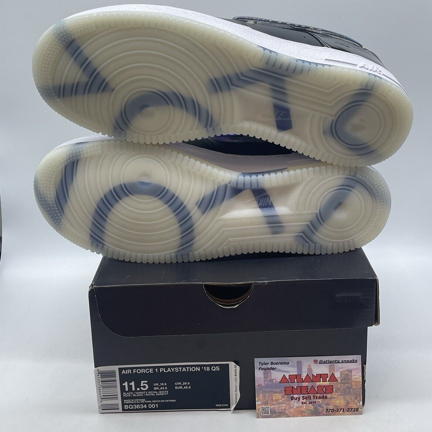 Size 11.5 - Nike Playstation x Air Force 1 '18 QS Low Playstation (BQ3634-001)
