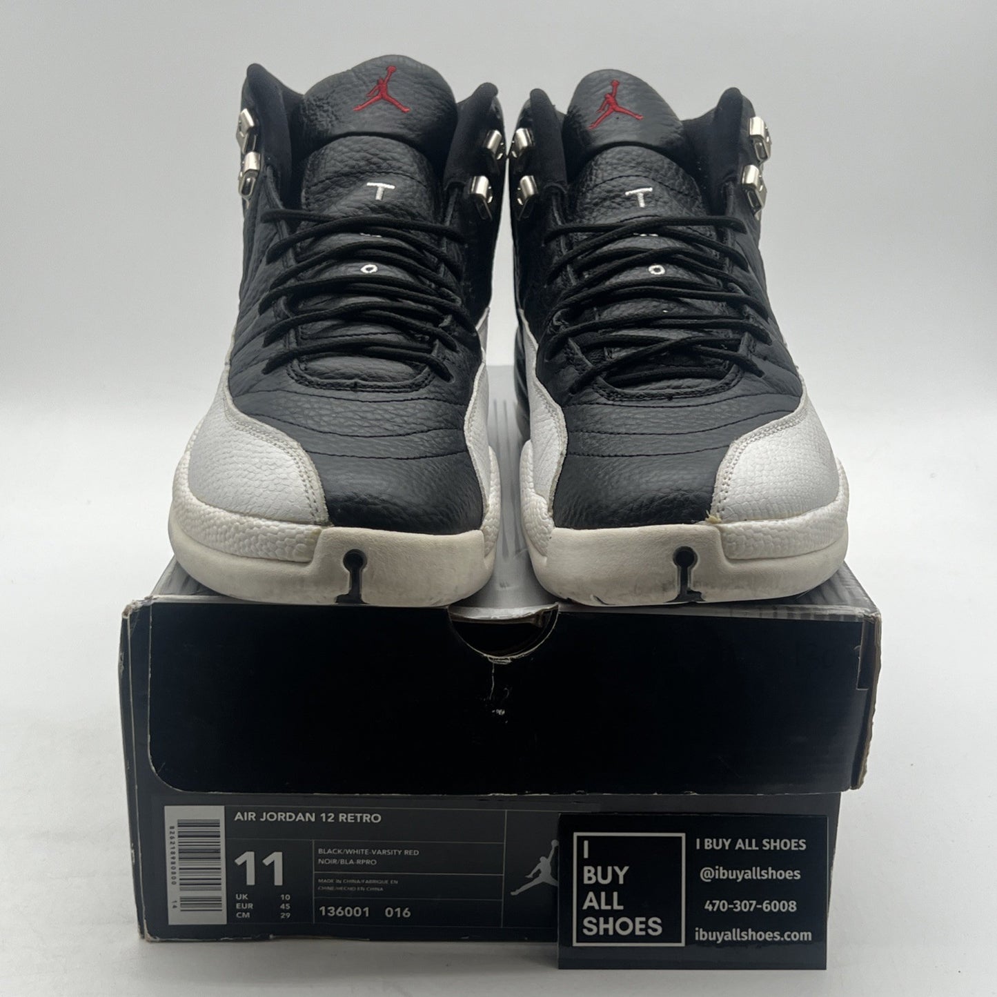 Size 11 - Air Jordan 12 Retro 2004 Playoff (136001-016)