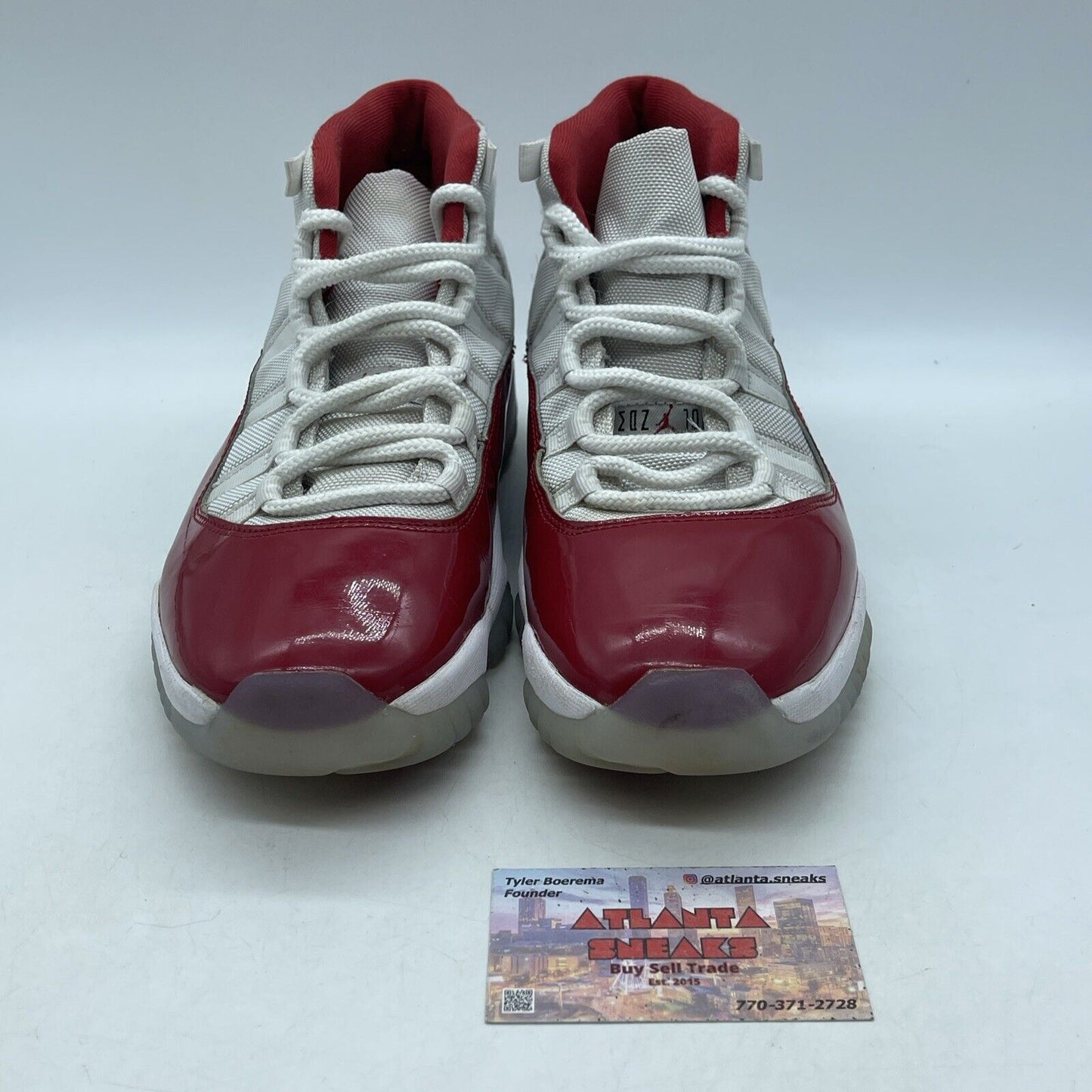 Size 9 - Jordan 11 Retro High Cherry Red White Leather Suede (CT8012-116)