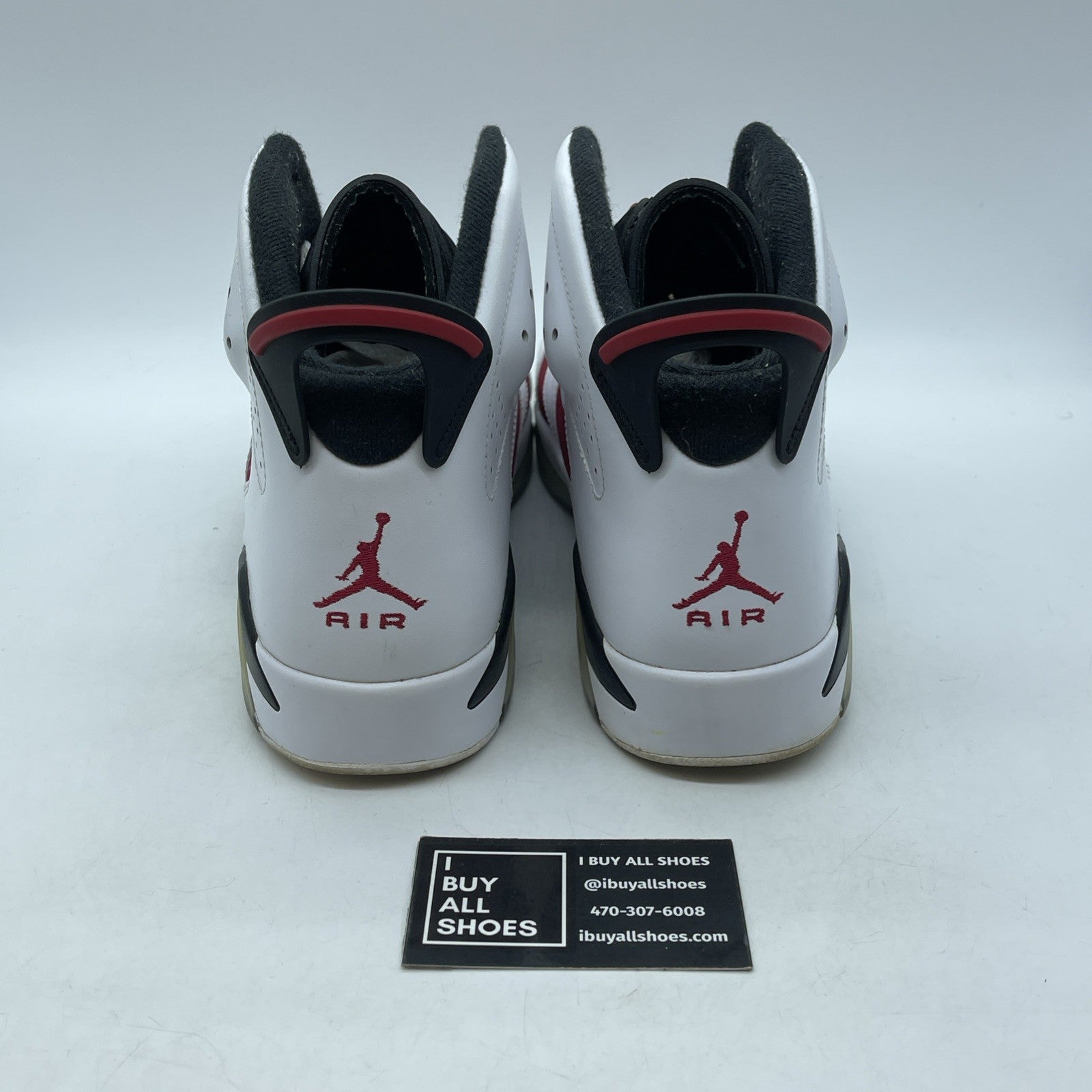Size 10.5 - Air Jordan 6 Retro 2014 Carmine White Red Suede (384664-160)