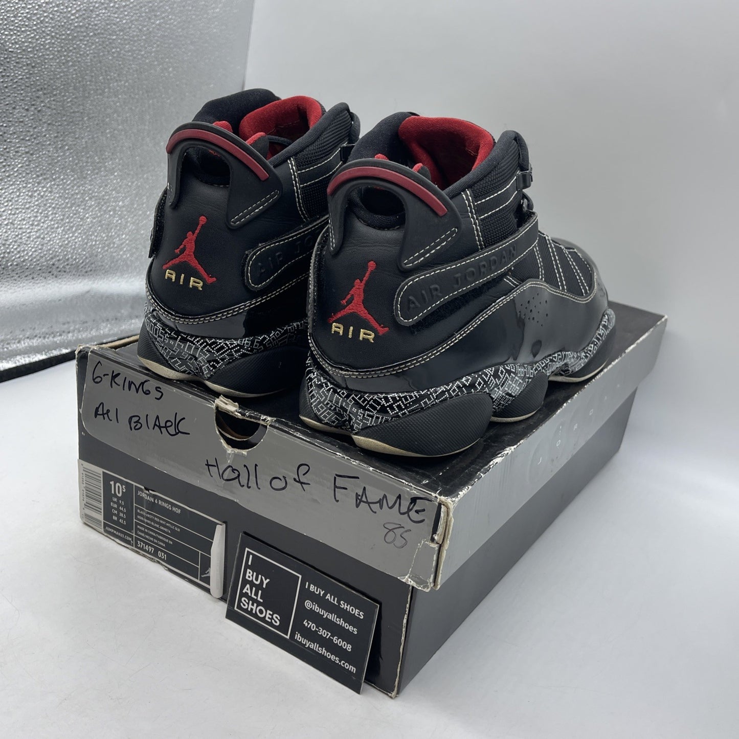 Size 10.5 - Air Jordan 6 Rings Hall Of Fame (371497-031)