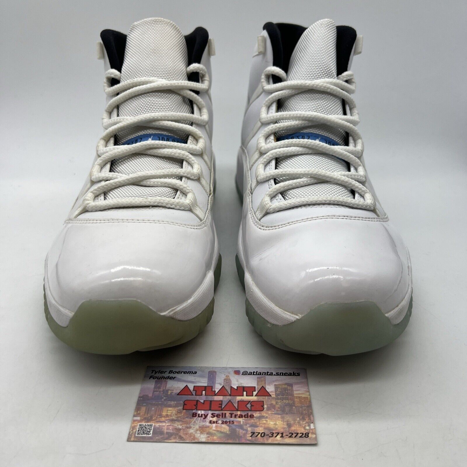 Size 13 - Jordan 11 Retro High Legend Blue Leather Icey (378037-117)