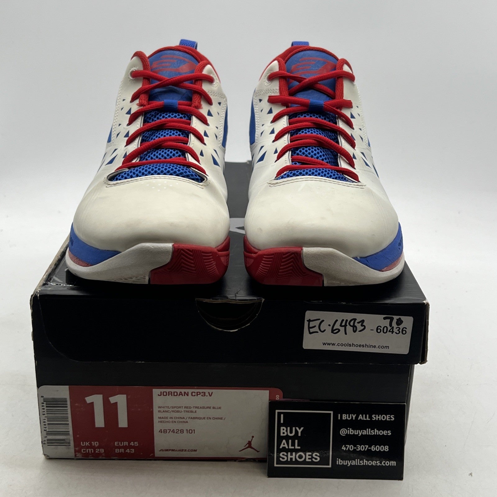 Size 11 - Jordan CP3.V PE Playoff (487428-101)
