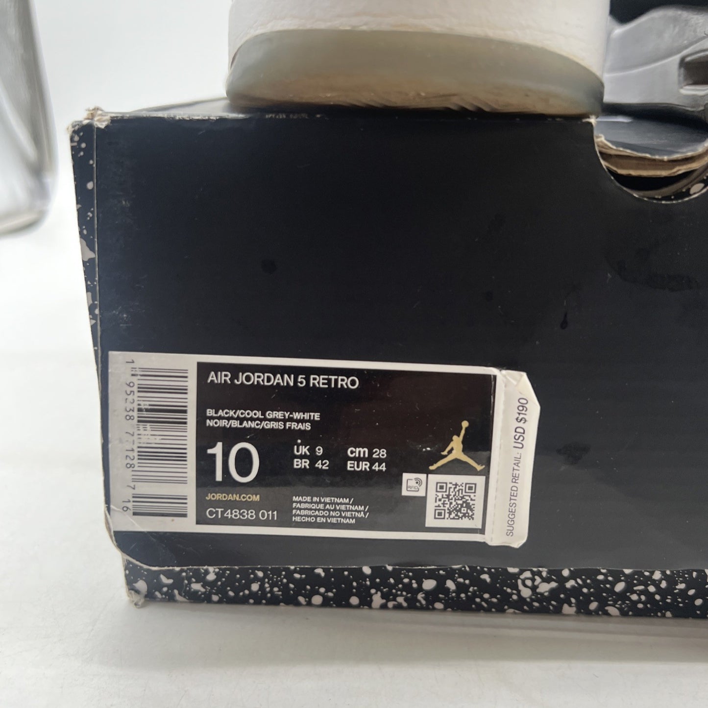 Size 10 - Air Jordan 5 Retro Mid Oreo (CT4838-011)