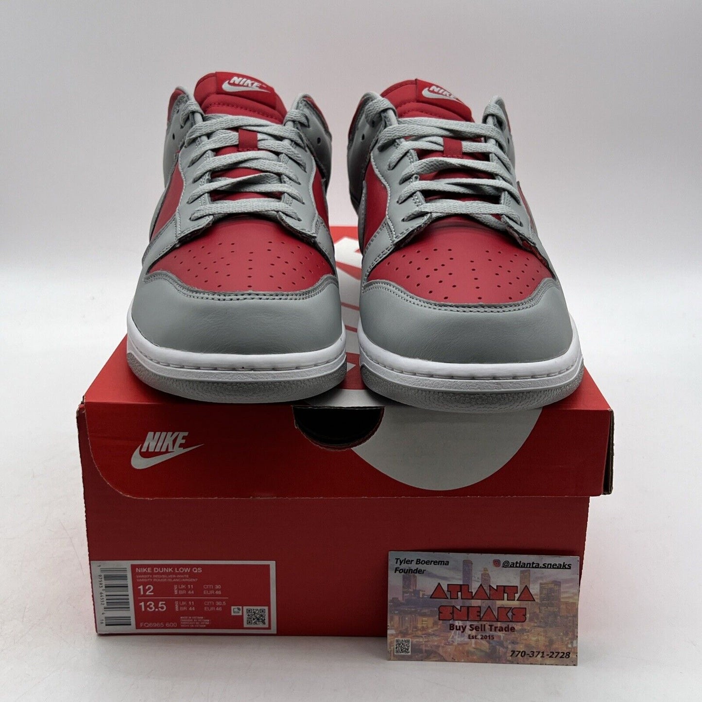 Size 12 - Nike Dunk CO.JP 2024 Low Ultraman Red Grey White Leather (FQ6965-600)