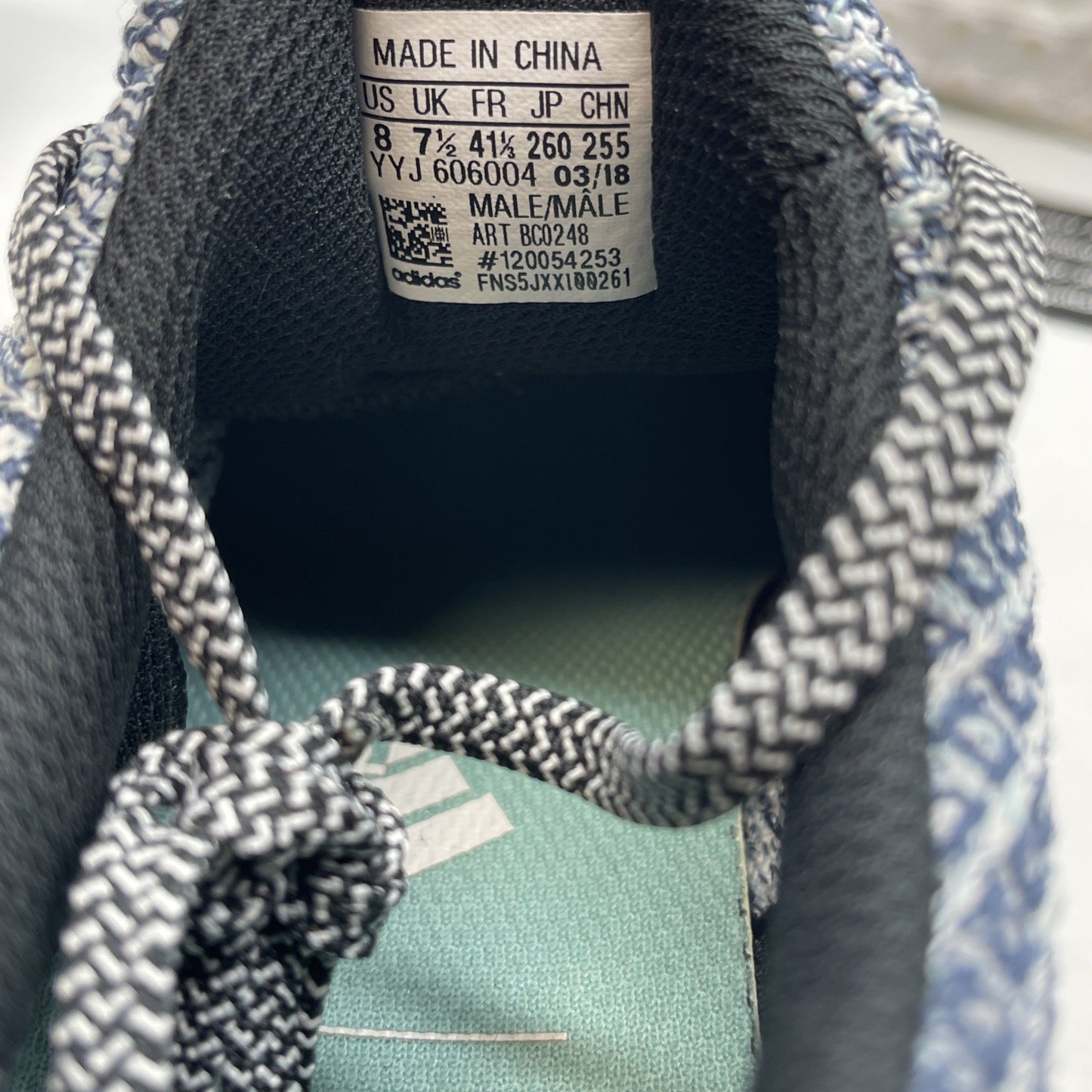 Size 8 - adidas Parley x UltraBoost 4.0 White Carbon Blue Suede (BC0248)