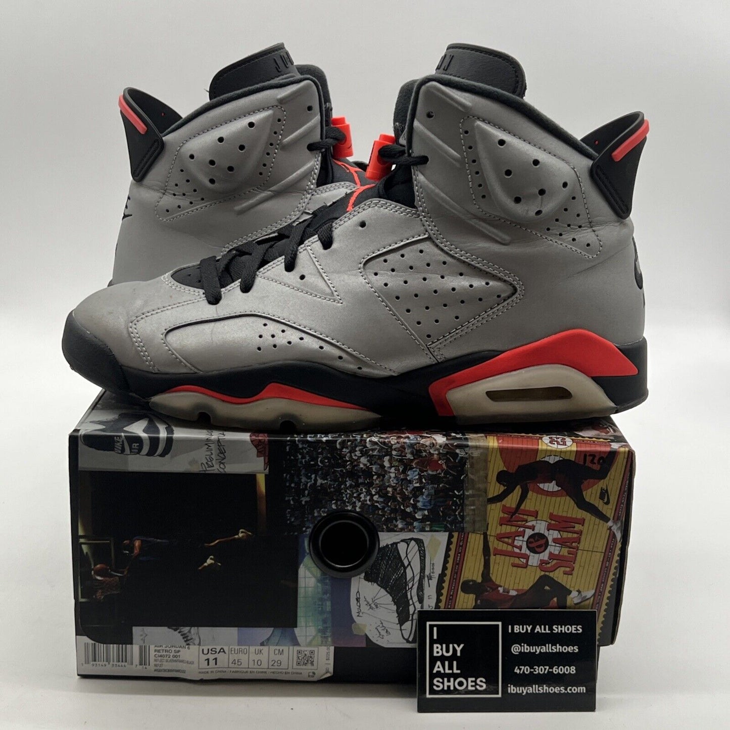 Size 11 - Air Jordan 6 Retro SP Reflections Of A Champion (CI4072-001)