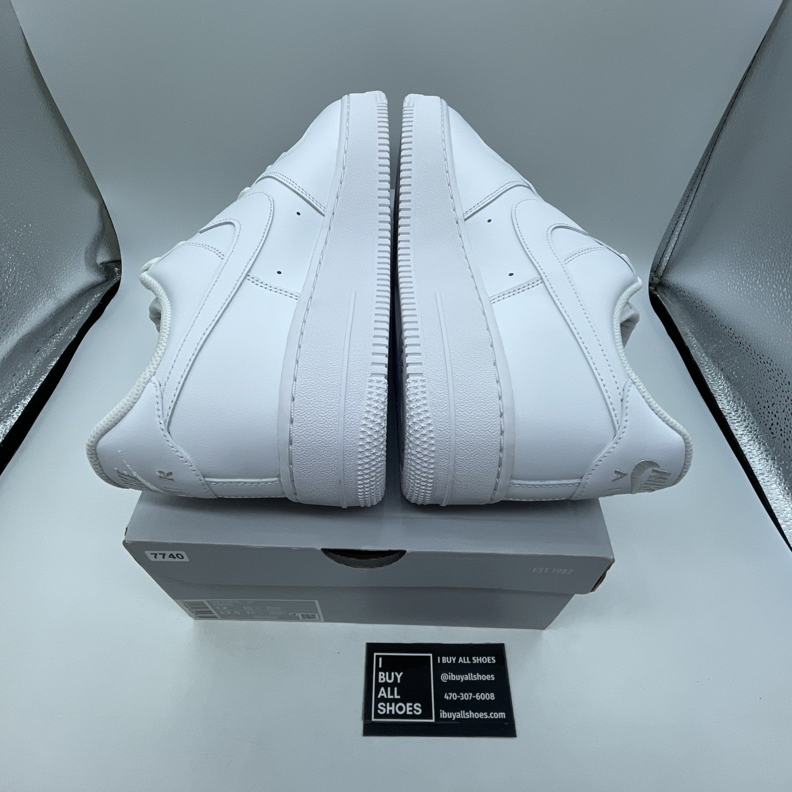 Size 12 - Nike Air Force 1 '07 Low Triple White (CW2288-111)