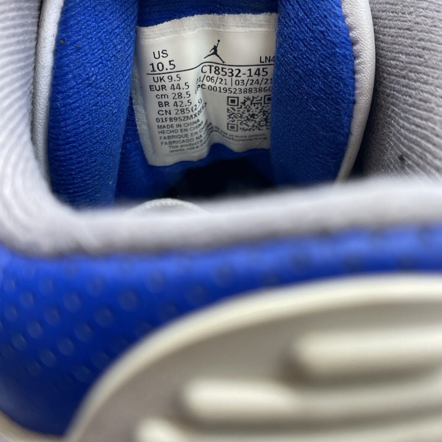 Size 10.5 - Jordan 3 Retro Mid Racer Blue White Leather Grey Suede (CT8532-145)