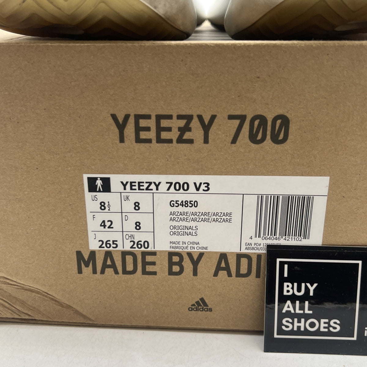 Size 8.5 - Adidas Yeezy 700 V3 Arzareth (G54850)