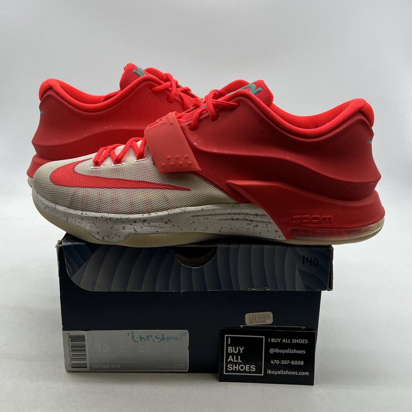 Size 13 - Nike KD 7 Xmas Egg Nog (707560-613)