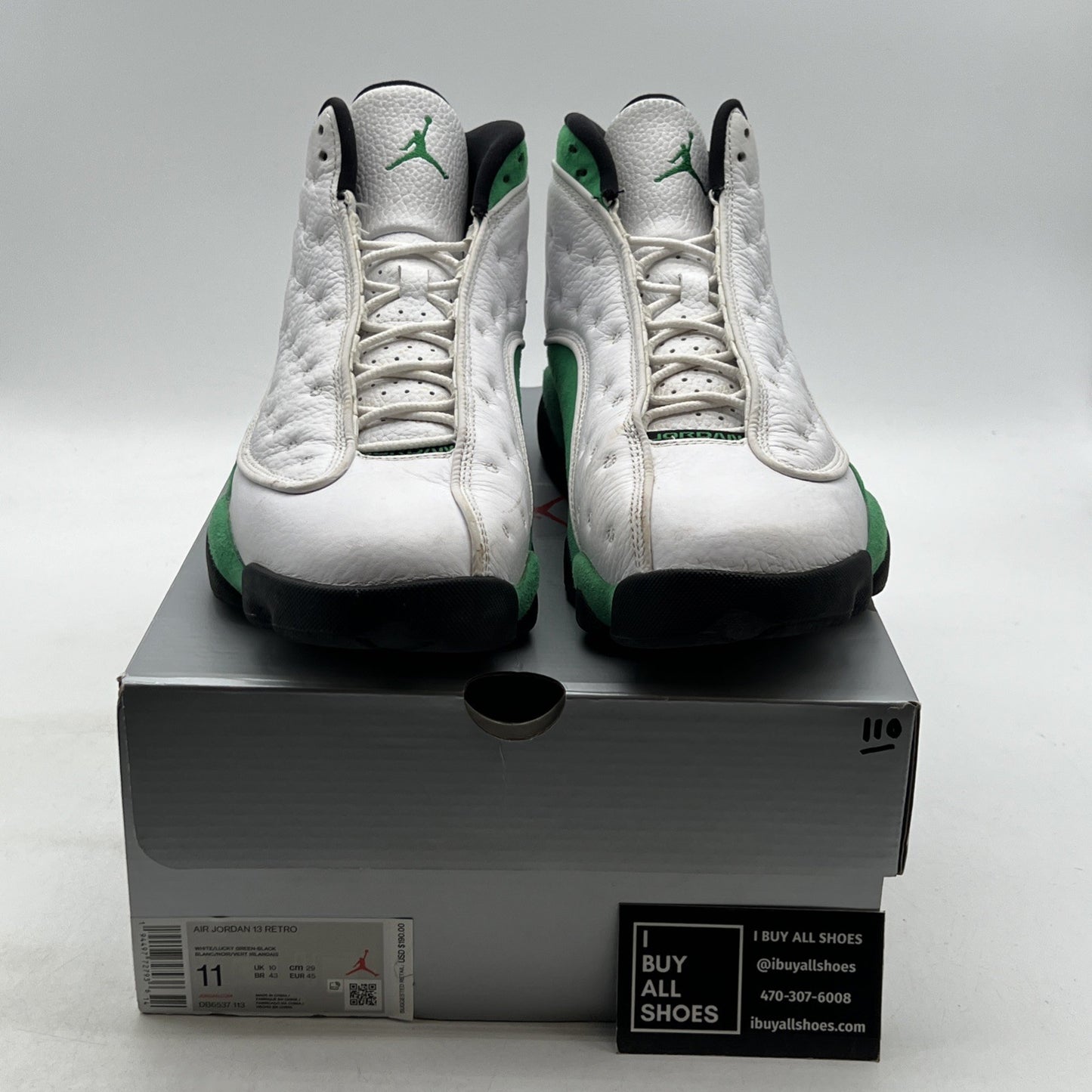 Size 11 - Jordan 13 Retro Lucky Green 2020 - (DB6537-113)