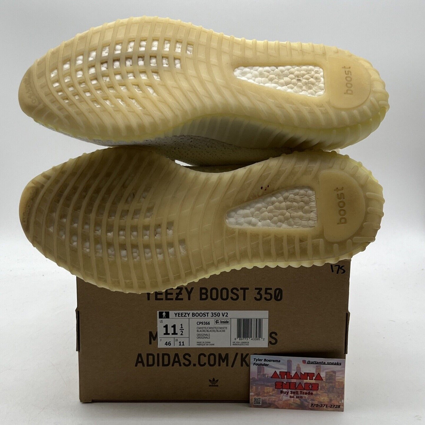 Size 11.5 - adidas Yeezy Boost 350 V2 Low Cream White / Triple White (CP9366)