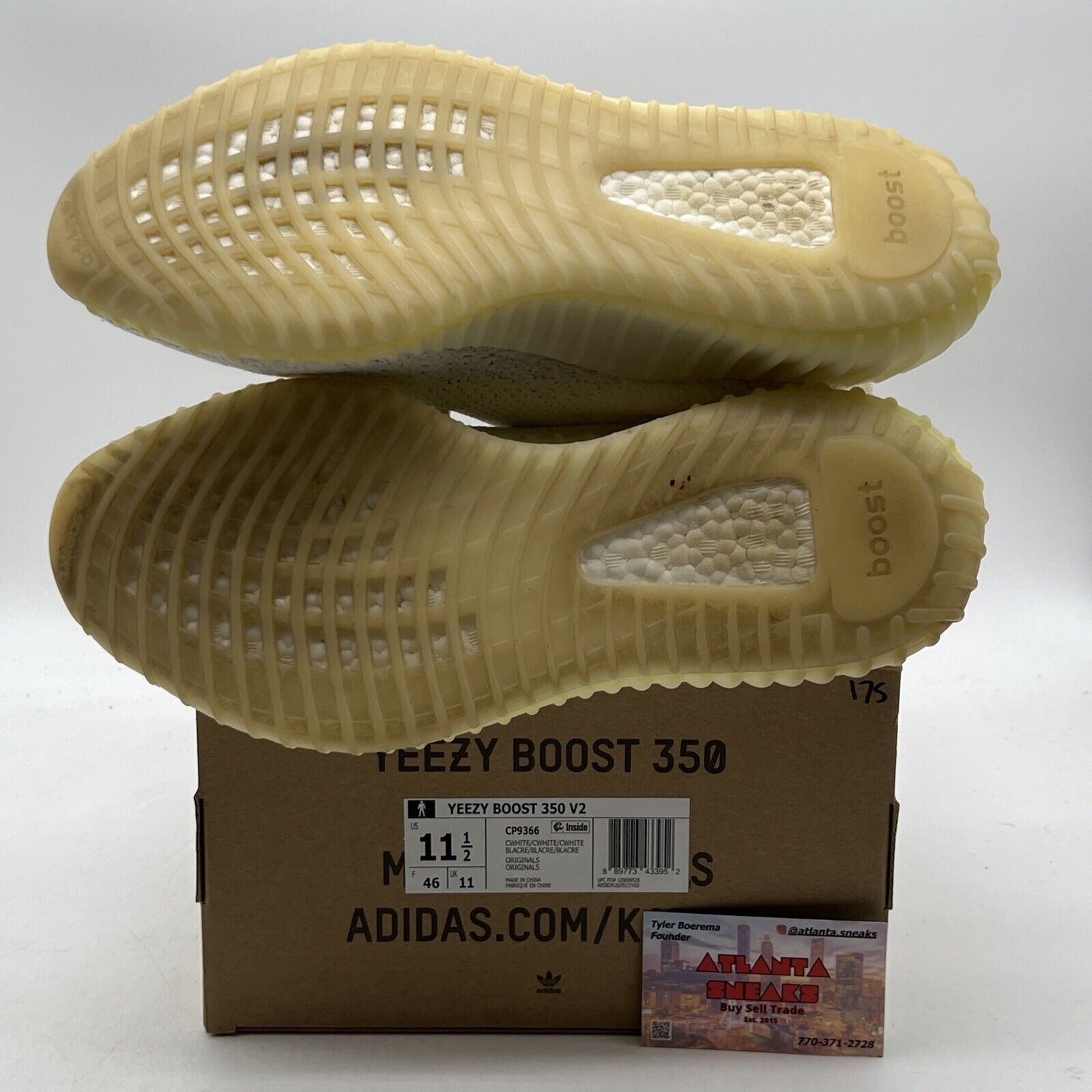 Size 11.5 - adidas Yeezy Boost 350 V2 Low Cream White / Triple White (CP9366)