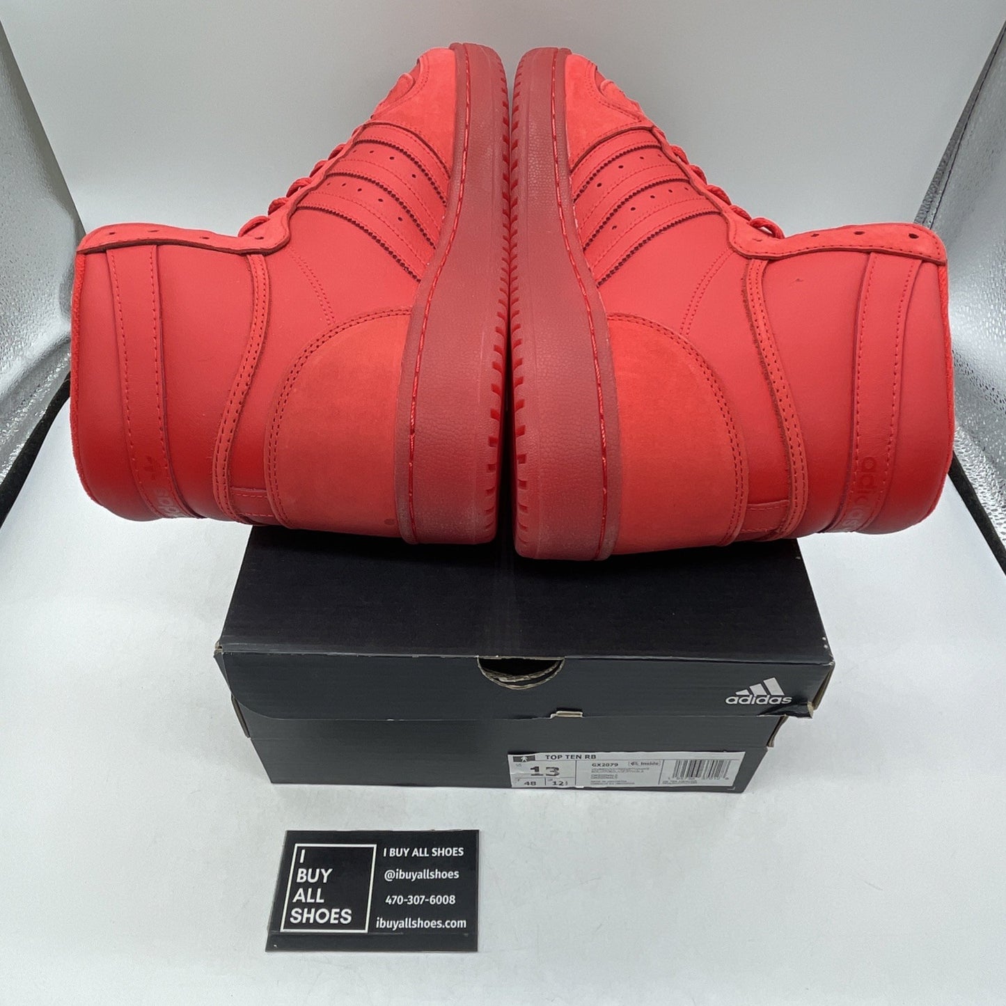 Size 13 - Adidas Top Ten RB Vivid Red (GX2079)