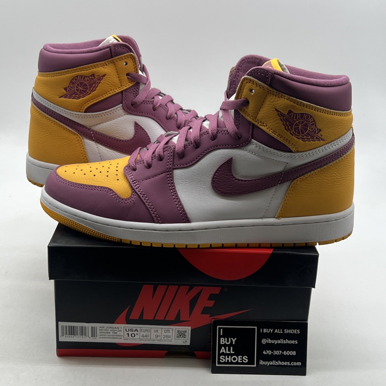 Size 10.5 - Air Jordan 1 Retro High OG Brotherhood 2022 (555088-706)