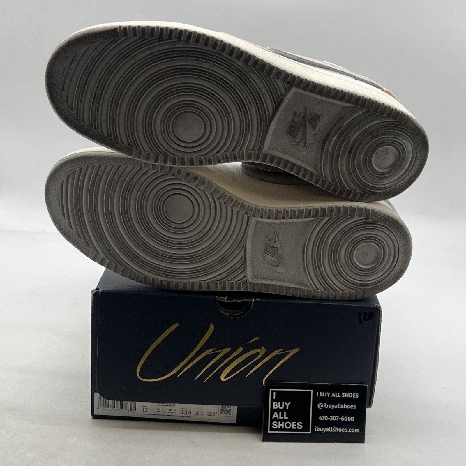 Size 12 - Jordan 1 KO x Union LA Low White Neutral Grey (DO8912-101)